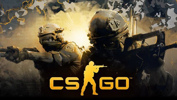 Challenger logo above Counter-Strike Global Offensive artwork