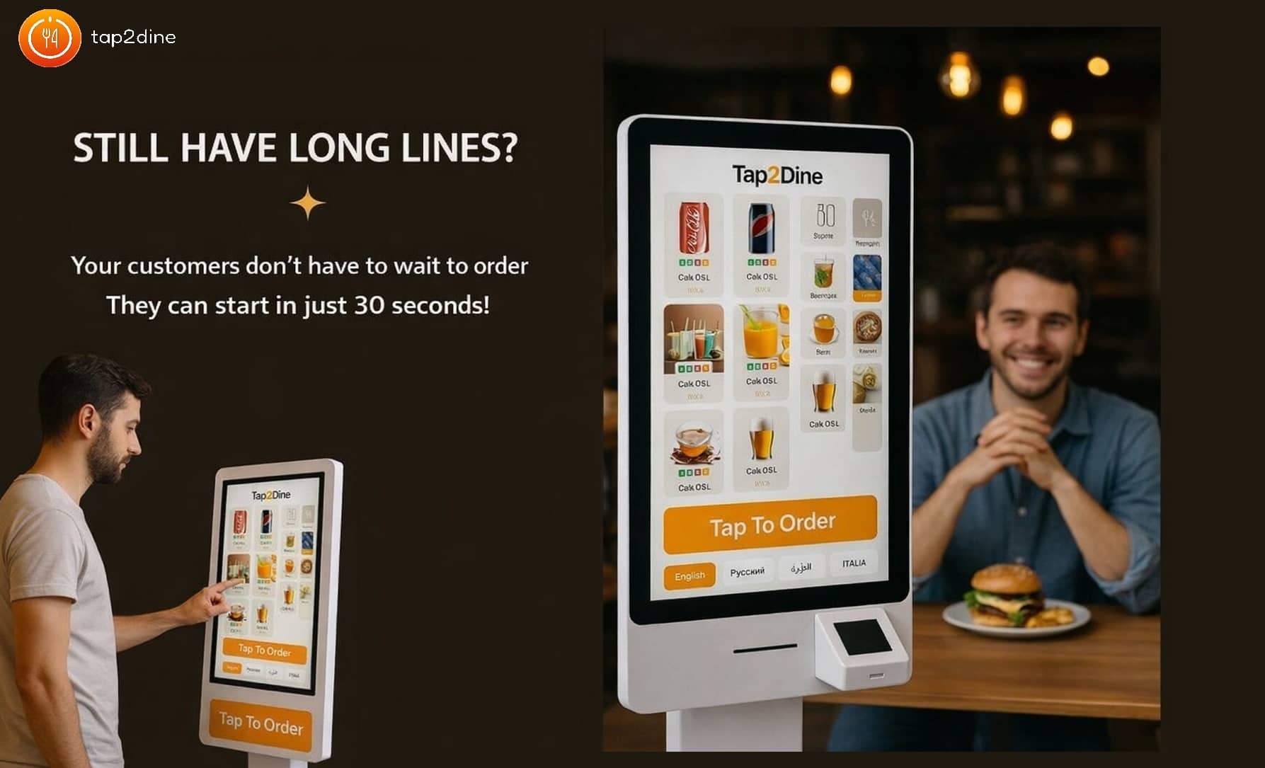 Tap2Dine POS system case study preview