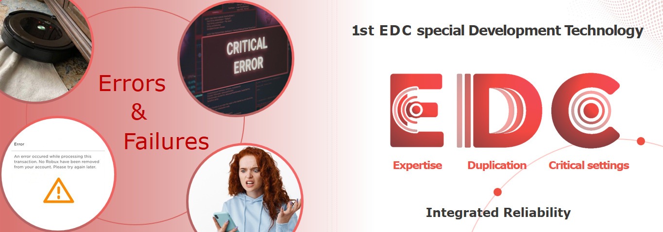 EDC technology helps to solve errors and failures